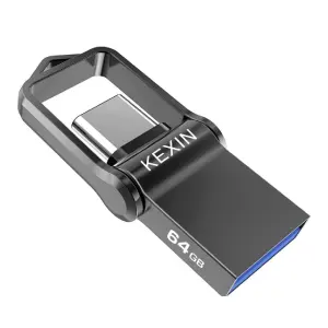 KEXIN 64GB USB‑C 金属三代双接口闪存盘