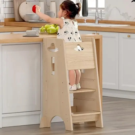 COSYLAND Toddler Standing Tower Adjustable Height