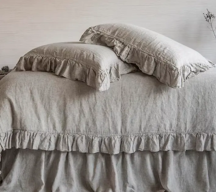 Natural Undyed Linen bedding set