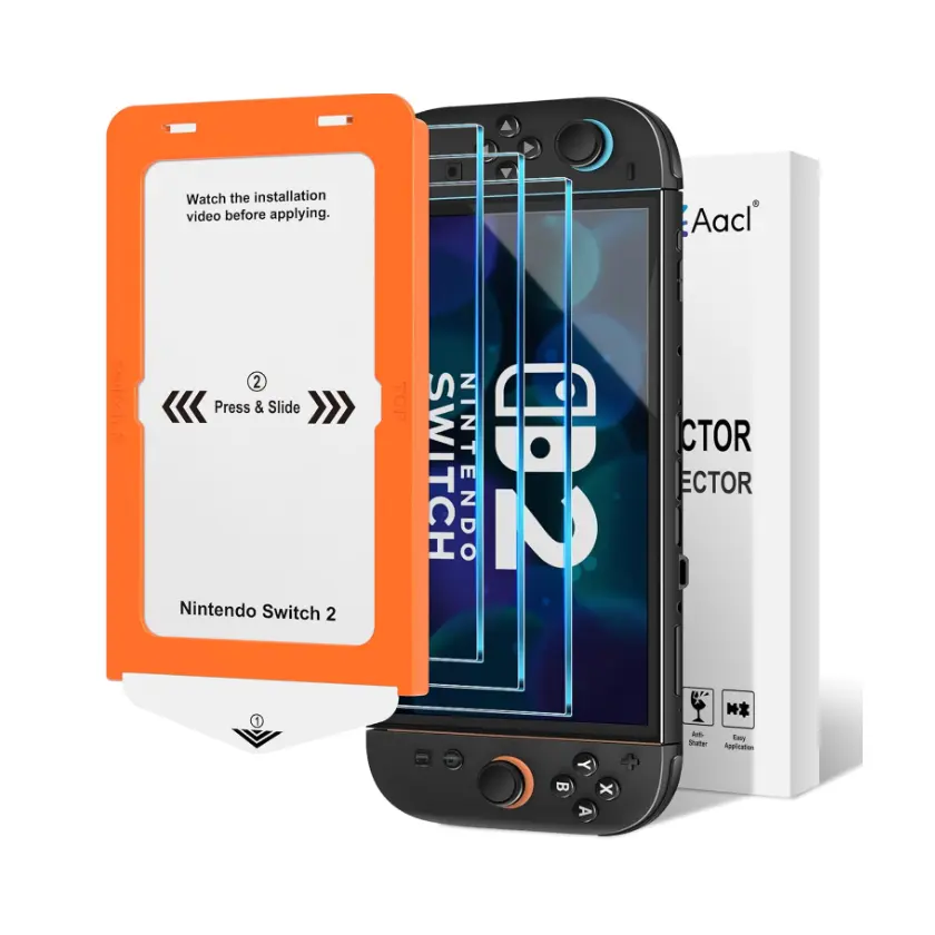 AACL 适用于Switch 2的3片装屏幕保护膜