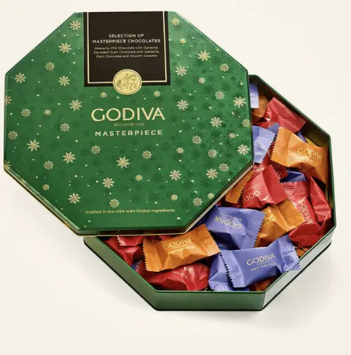 Godiva 节日限定礼盒，50颗