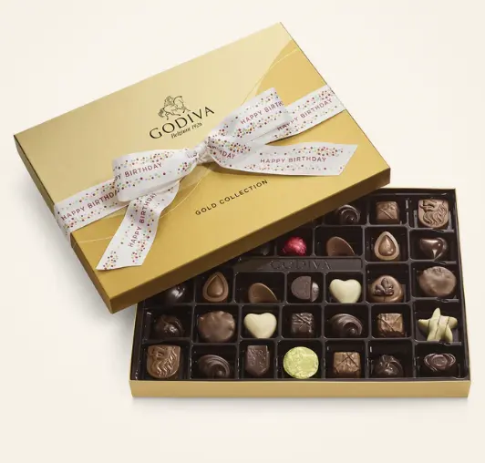 Godiva 生日巧克力礼盒，30颗