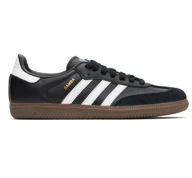 adidas Originals 黑色 Samba OG 运动鞋
