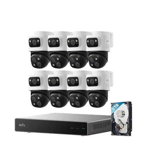 eufy PoE S4 Max 安全系统 + 4 个 PoE 摄像头