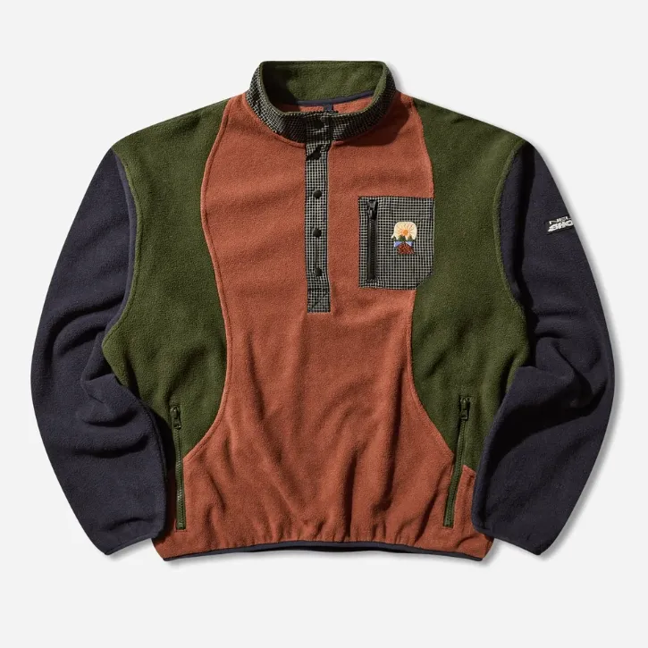 BRAIN DEAD 抓绒套头衫