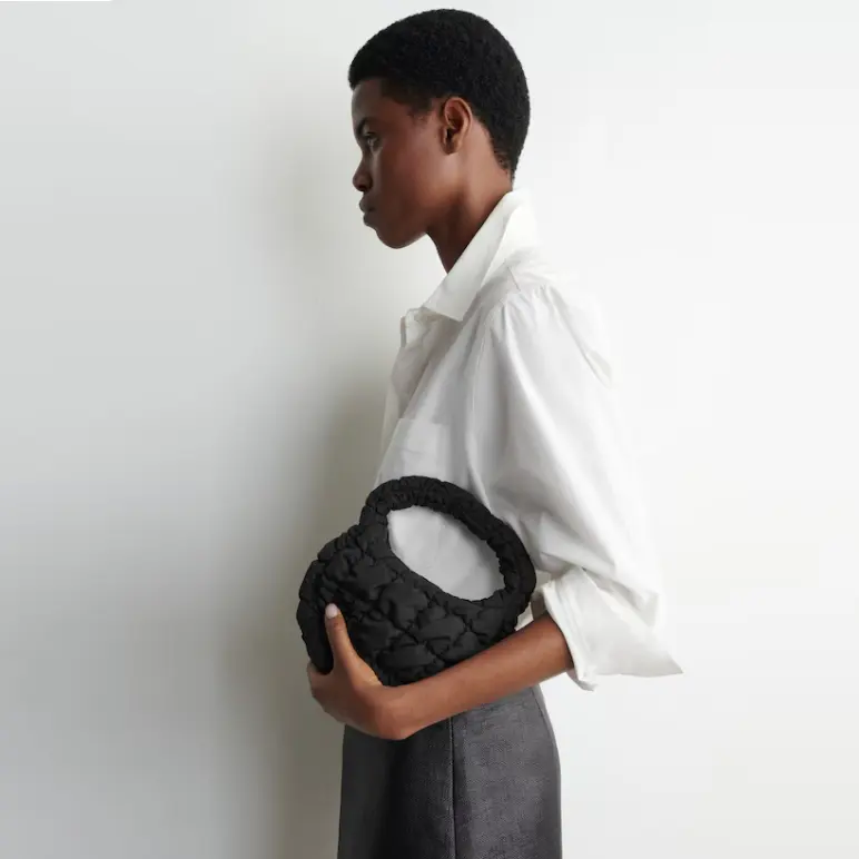 COS 超小号黑色云朵包