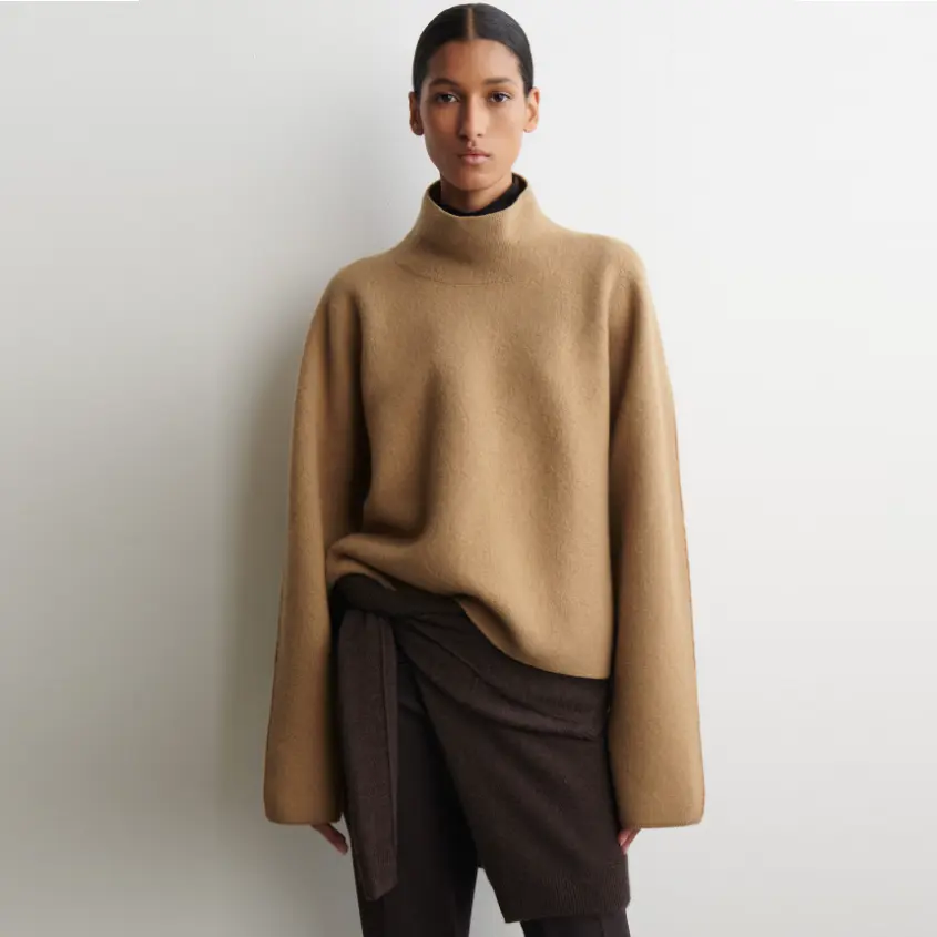 COS 水煮羊毛高领毛衣