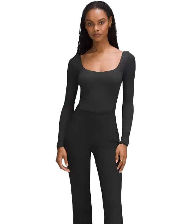 Wundermost 超柔软方领长袖连体衣