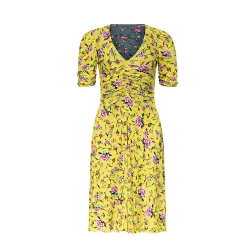 DVF Koren 双面印花连衣裙