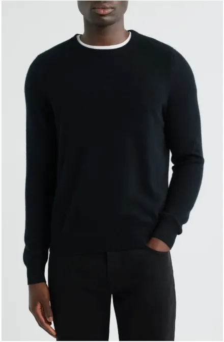 Nordstrom 羊绒圆领毛衣