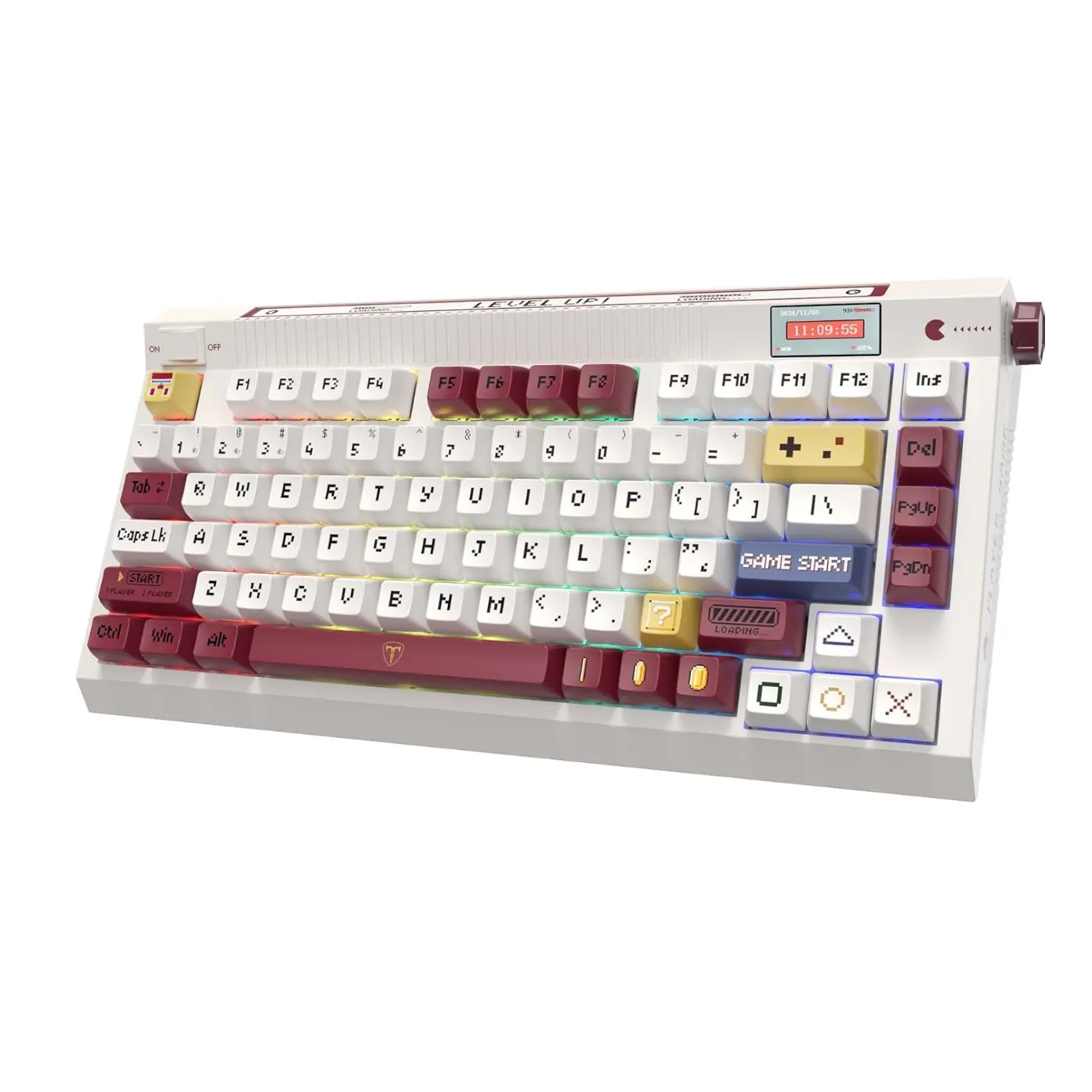 RisoPhy PC423 Wireless Creamy RGB Mechanical Keyboard