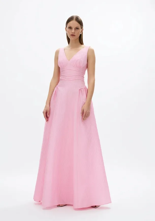 Sophia A字型V领礼服