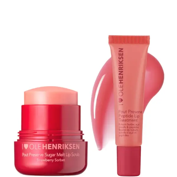 Ole Henriksen 草莓冰沙套装 唇膜+唇膏