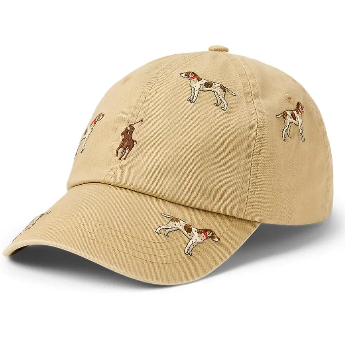 Polo Ralph Lauren 拉夫劳伦刺绣狗狗图案棒球帽