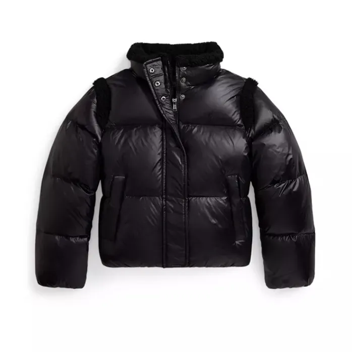 Polo Ralph Lauren 拉夫劳伦大童款黑色羽绒服