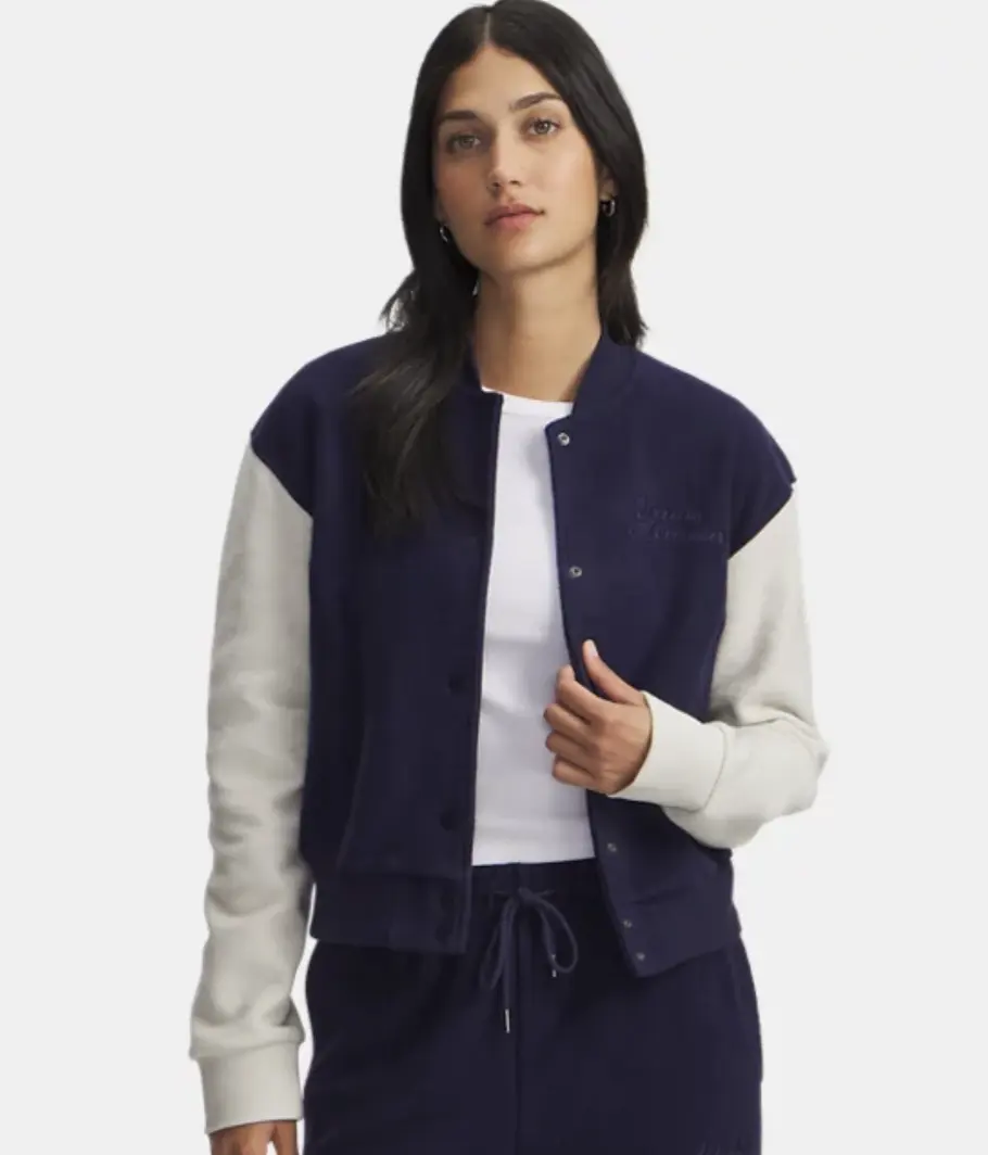 Under Armour  UA Icon Terry 女士棒球夹克