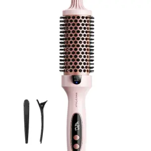 Wavytalk 1.5 英寸加热圆形造型梳