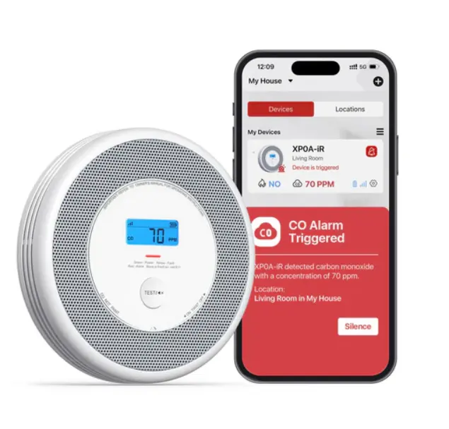 XP0A-iR 智能烟雾和一氧化碳探测器