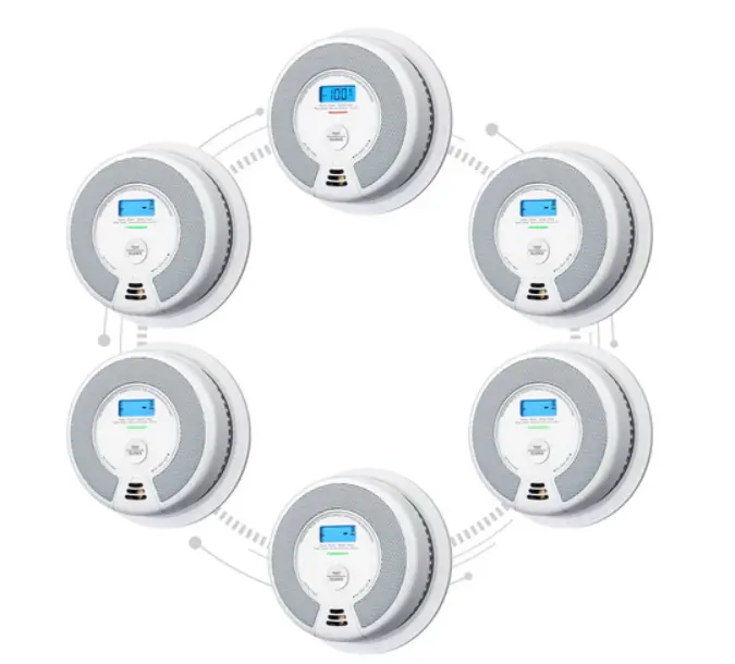 SC07-W 无线互联烟雾 / 一氧化碳报警器（6只装）