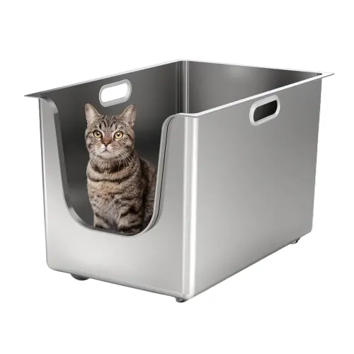不锈钢猫砂盆