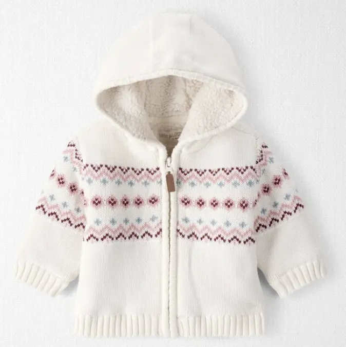 Little Planet 加绒针织外套