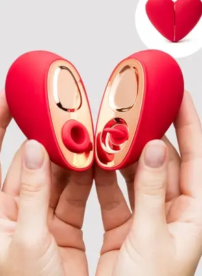 Lovehoney 心形双重功能阴蒂吸吮和舔舐刺激器