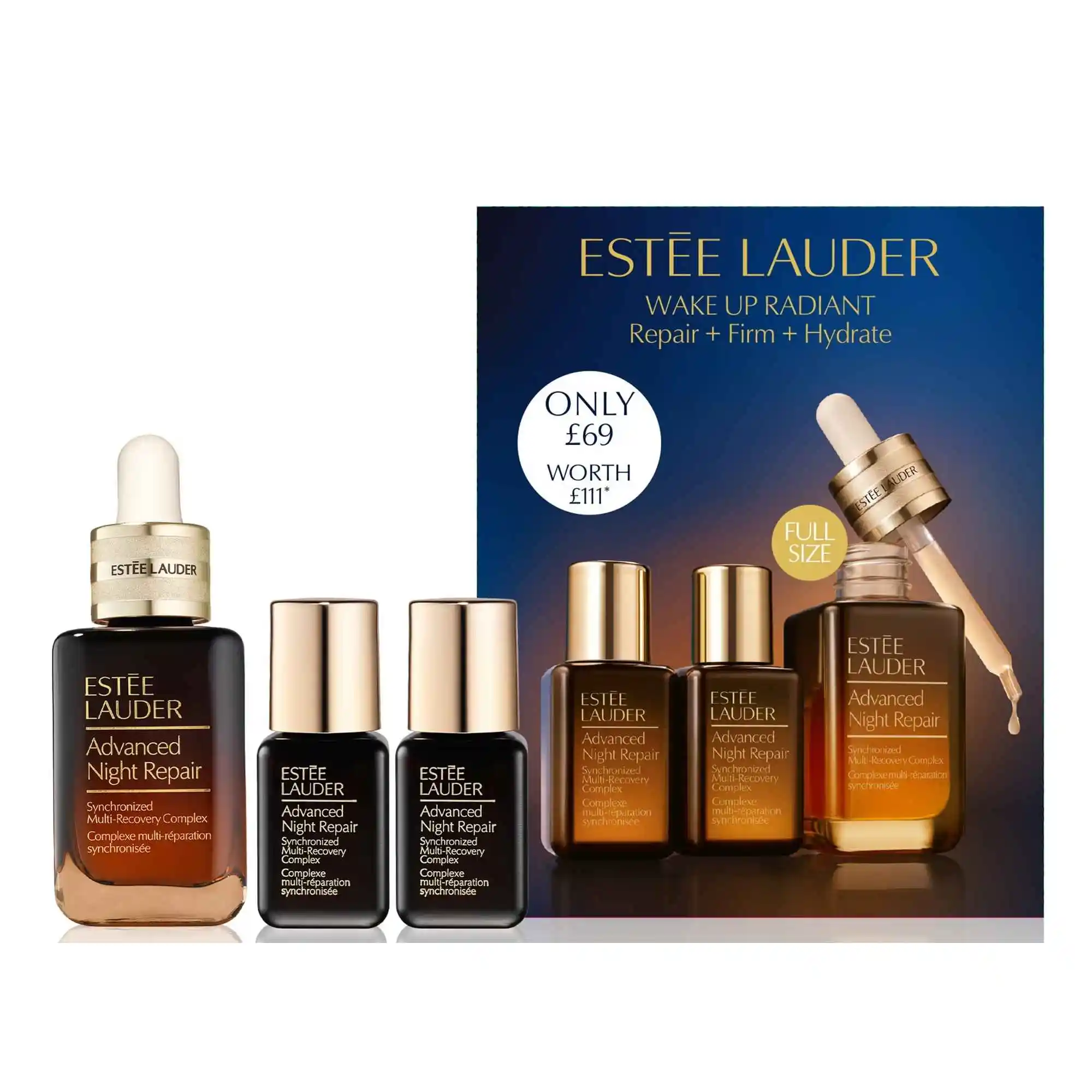 Estee Lauder 雅诗兰黛 小棕瓶精华套装