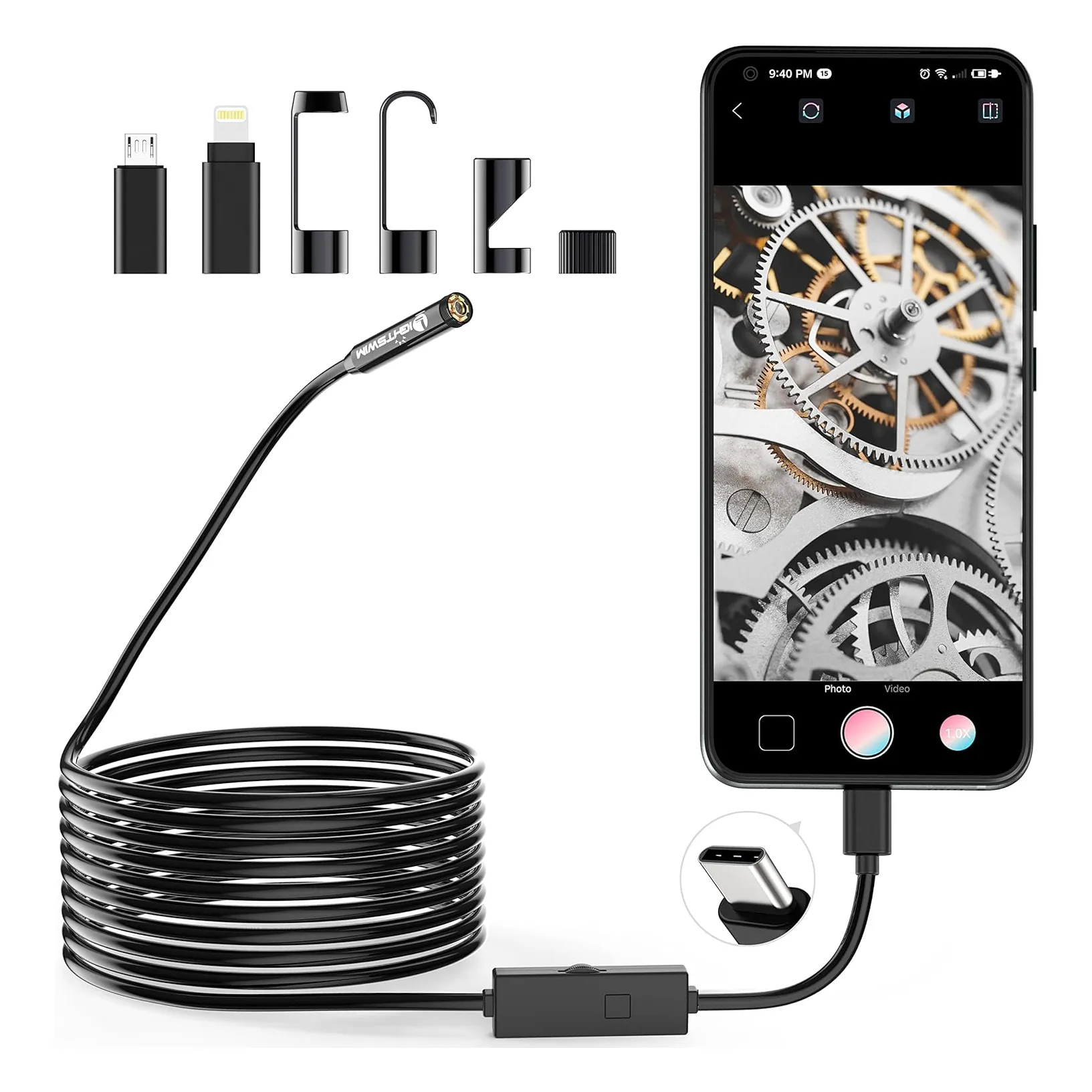 1920P Endoscope Snake Inspection Camera