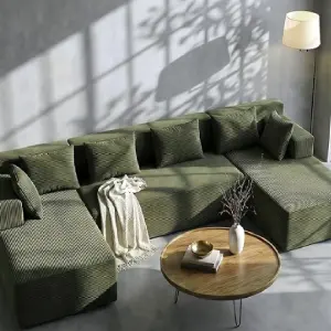 MONVANE 141英寸模块拼接式客厅沙发