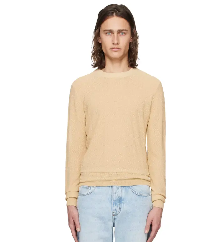 AMI Paris 米色套头衫