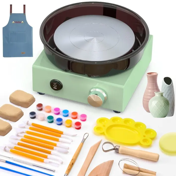 Alldeer 迷你陶艺拉坯机套装