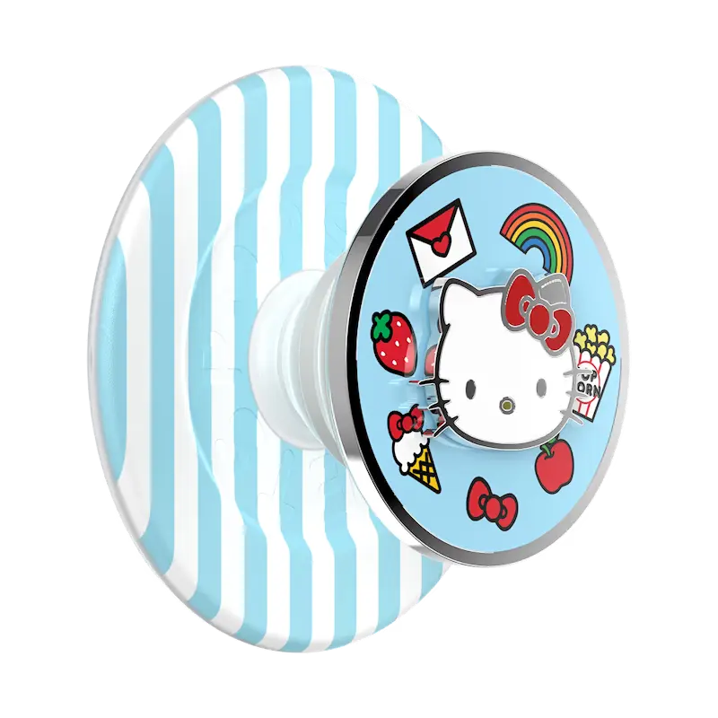 Hello Kitty 系列蓝色条纹手机支架