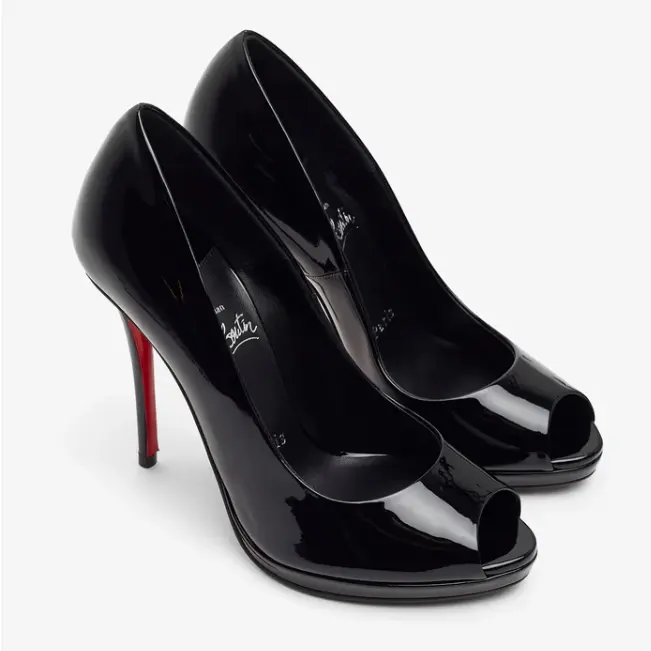 Christian Louboutin Lady Z 120  红底鱼嘴高跟鞋