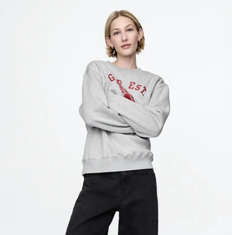 Gap  VintageSoft 卫衣 长款