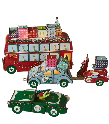 假日交通主题节日倒数日历