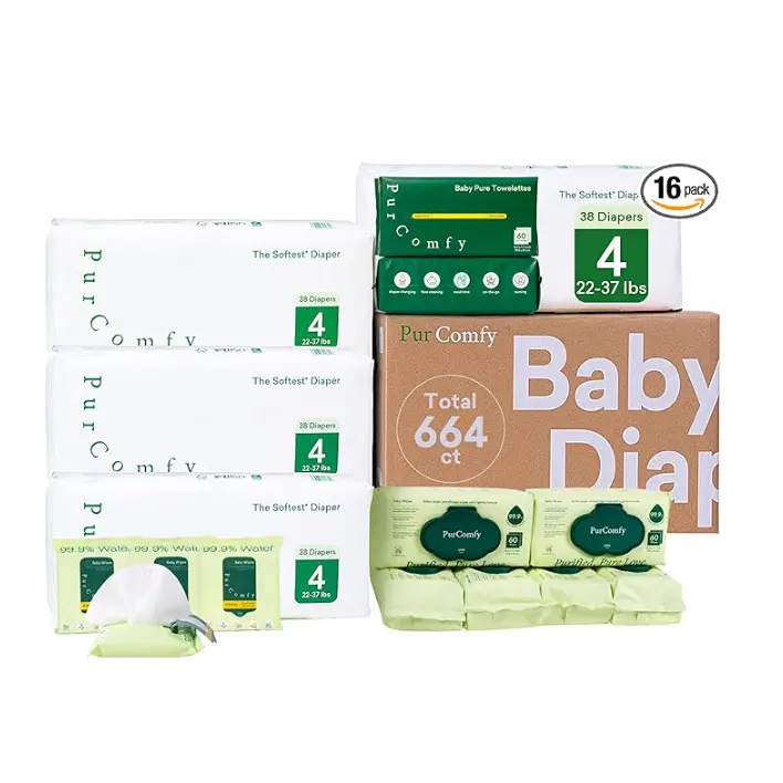 PurComfy 婴儿纸尿裤必备套装