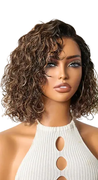 即戴即走水波纹假发