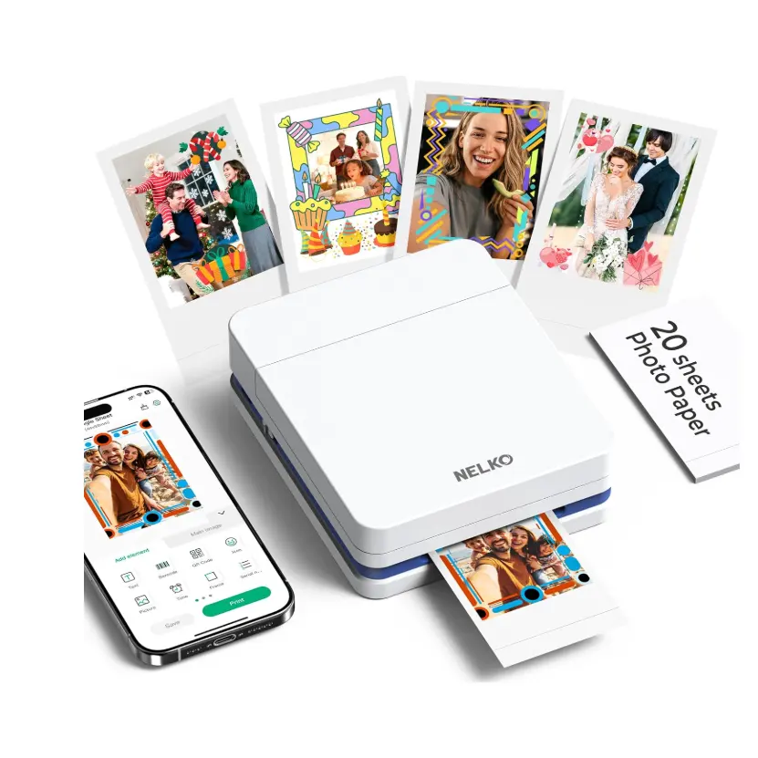 Nelko PP01 彩色迷你便携式照片打印机