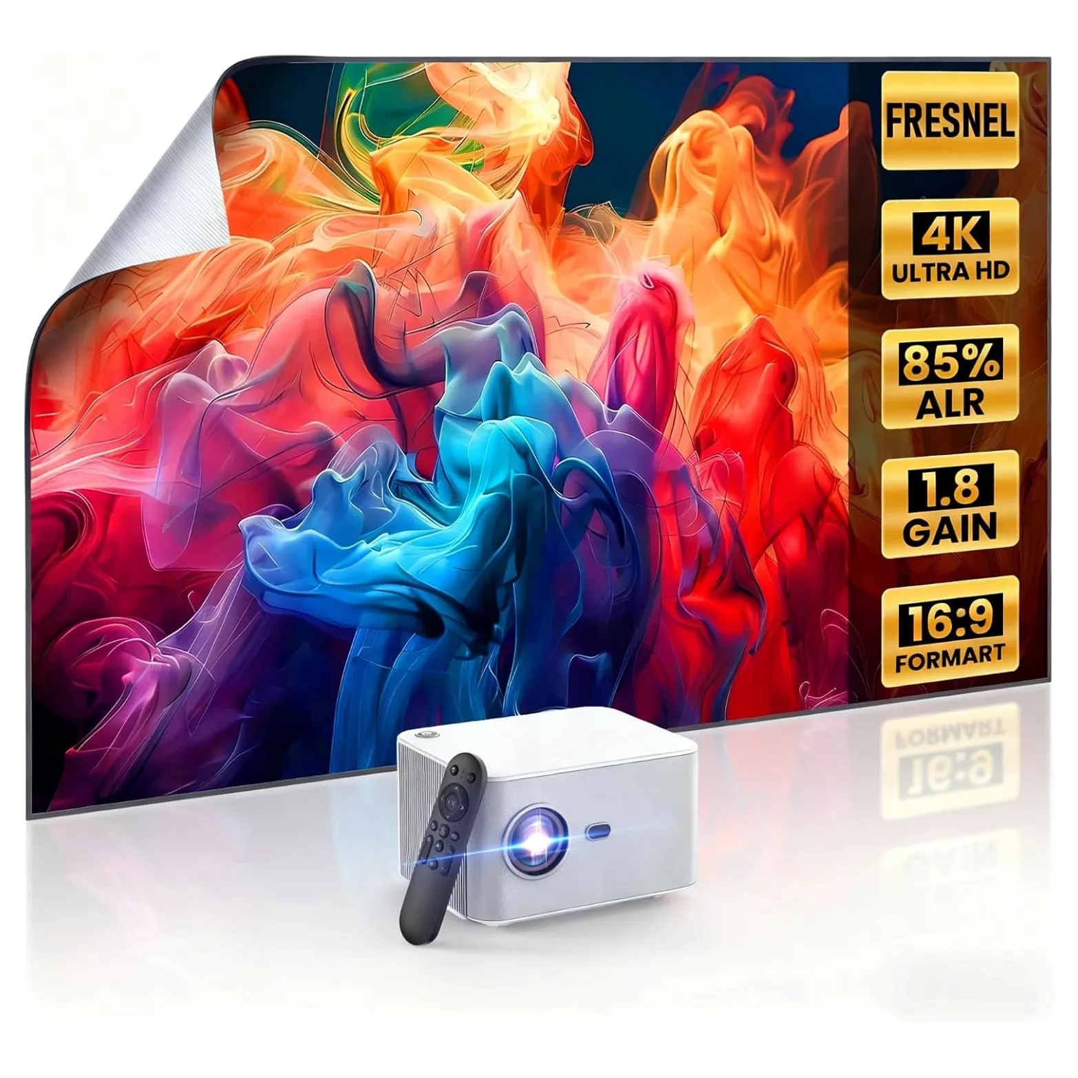 Smart Projector & Fresnel Screen Combo