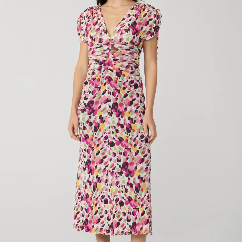 DVF Ella 弹力网纱连衣裙