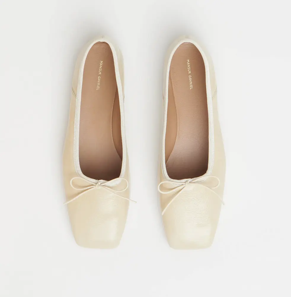 Mansur Gavriel 方头芭蕾舞鞋