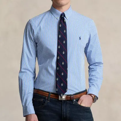Polo Ralph Lauren 拉夫劳伦修身条纹衬衫