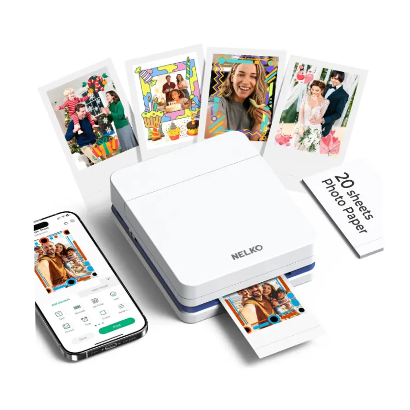 Nelko PP01 彩色迷你便携式打印机