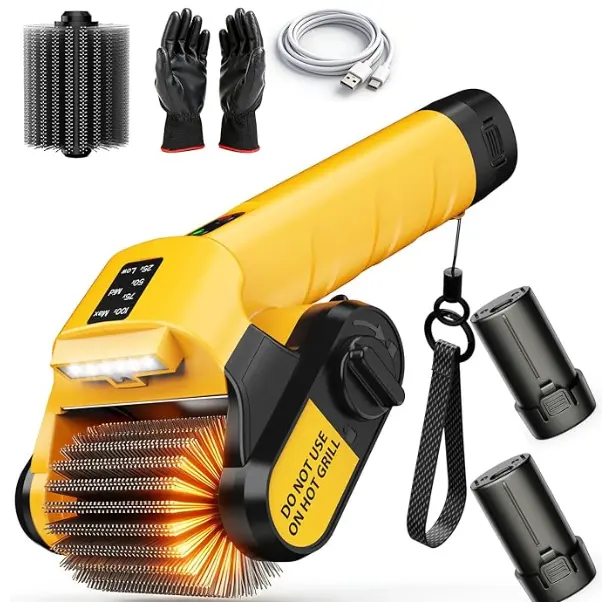 5000mAh 电动旋转烧烤刷