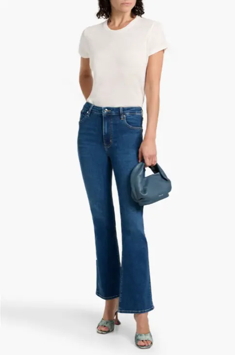 FRAME Pixie Reboot 高腰微喇牛仔裤