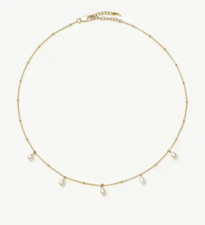 珍珠巴洛克链条颈圈