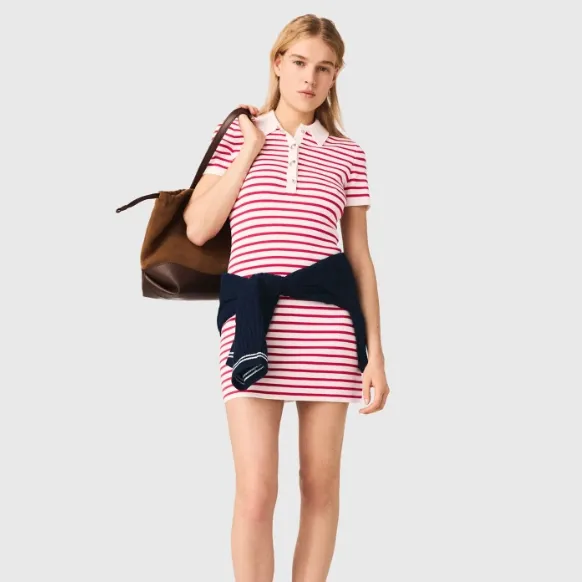 Maje 红白条纹连衣裙