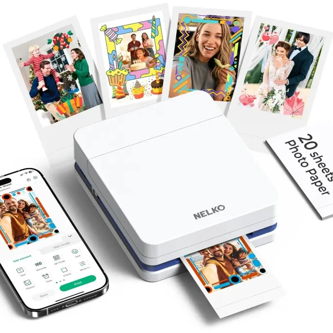 Nelko PP01 Color Mini Portable Printer