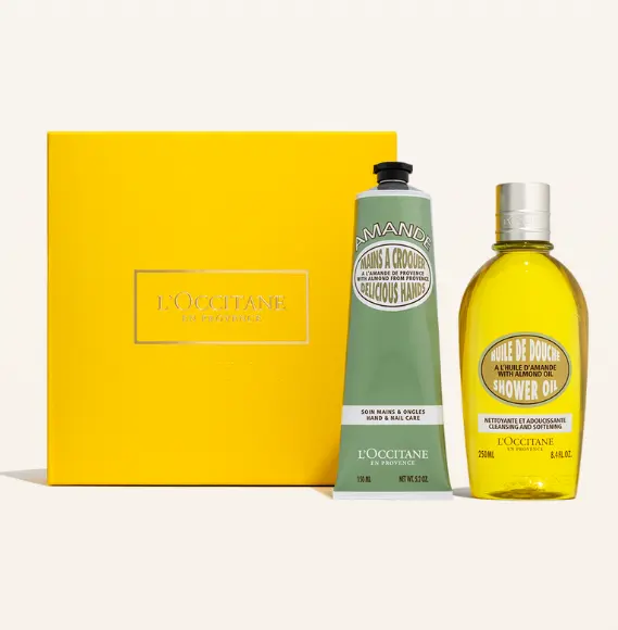 L'Occitane  杏仁沐浴护手二件套