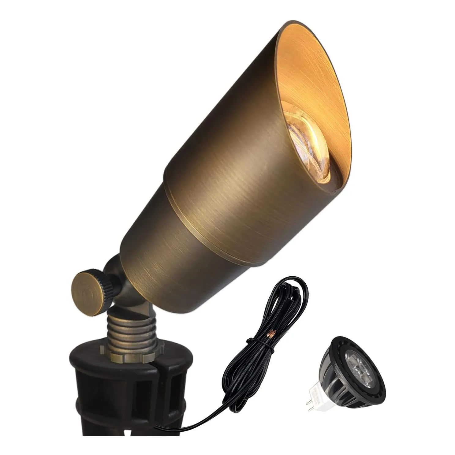 COLOER 压铸黄铜低压射灯 1 件装